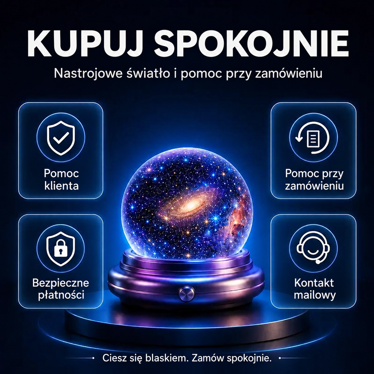 Bezpieczne płatności i pomoc przy zamówieniu