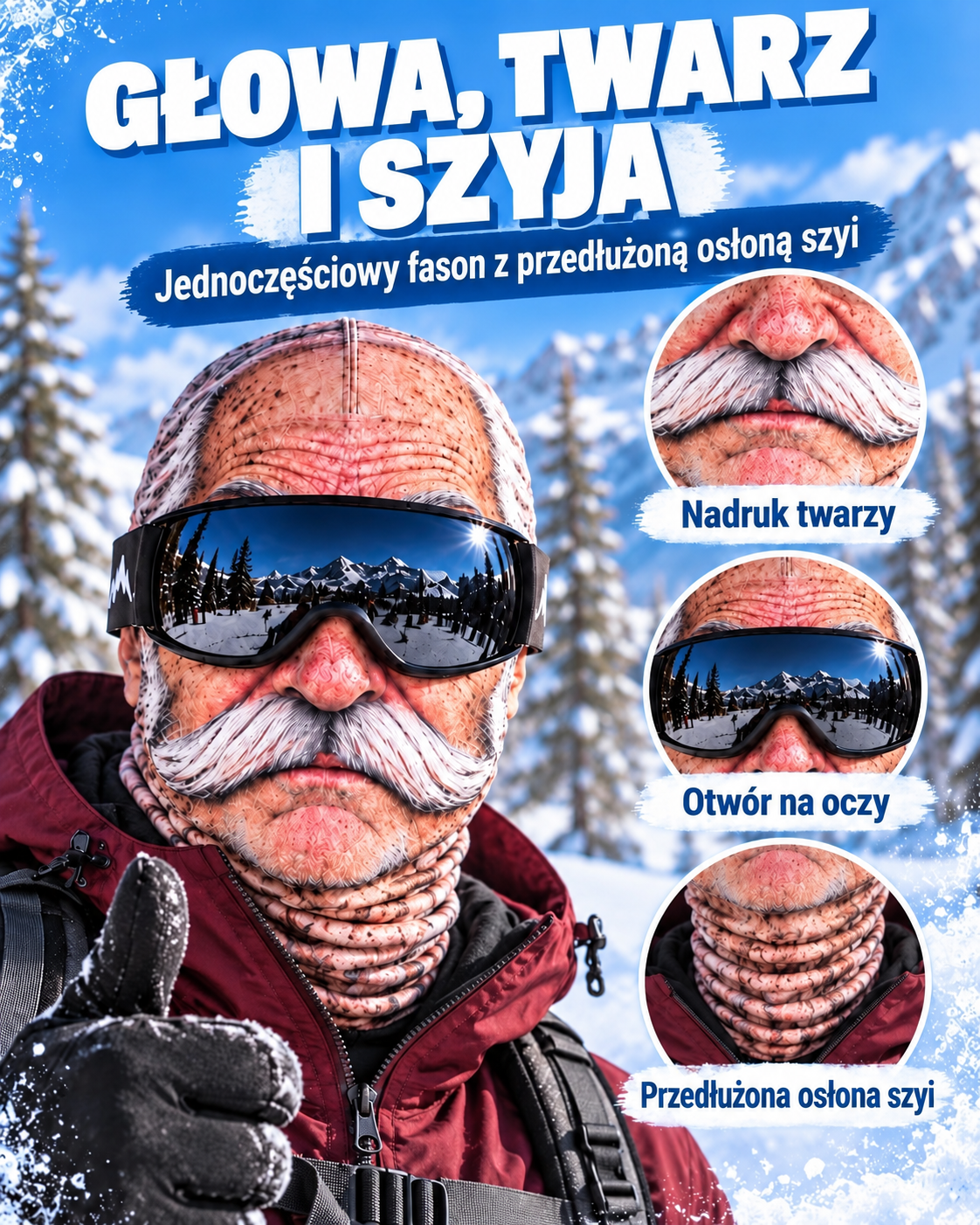 Osłona głowy, twarzy i szyi