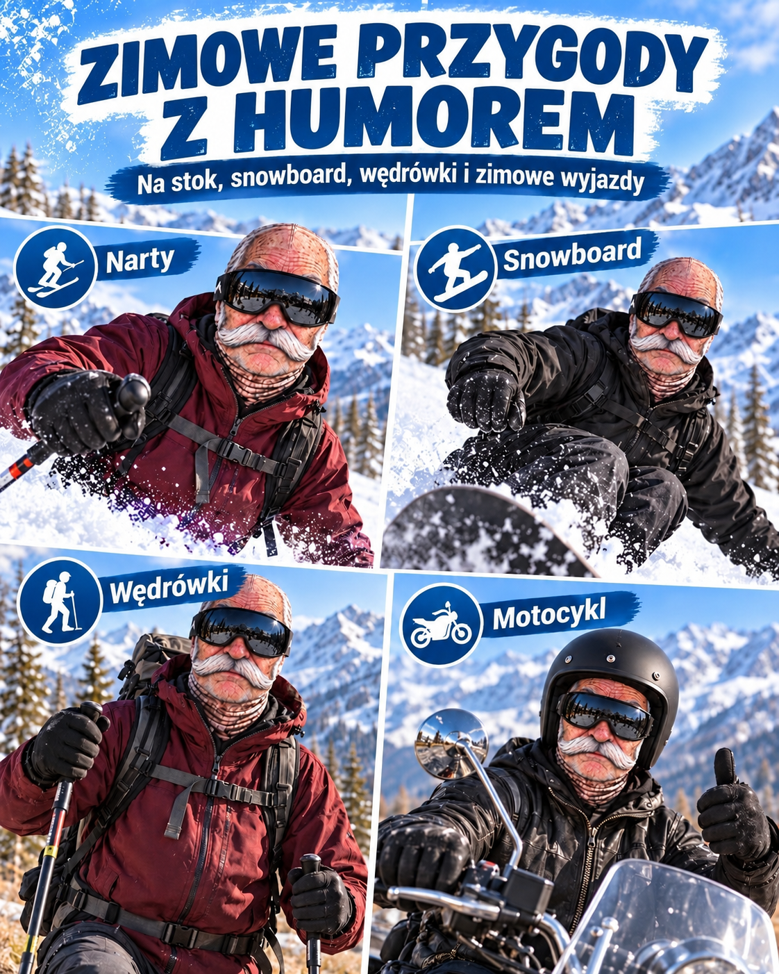 Na narty, snowboard i zimowe wędrówki