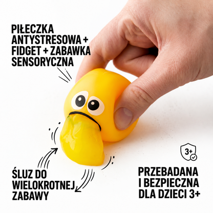 Piłeczka sensoryczna Puking Ball ze śluzem