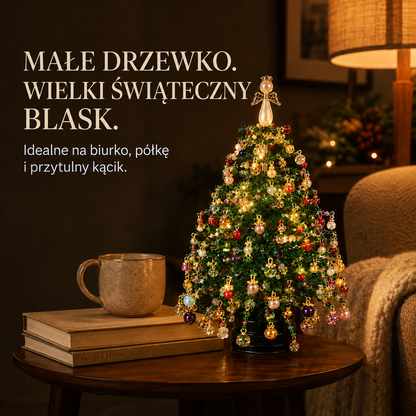 Podświetlane sezonowe drzewko stołowe DIY – 5 wzorów
