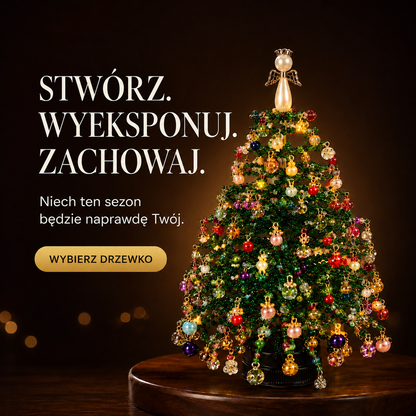 Podświetlane sezonowe drzewko stołowe DIY – 5 wzorów