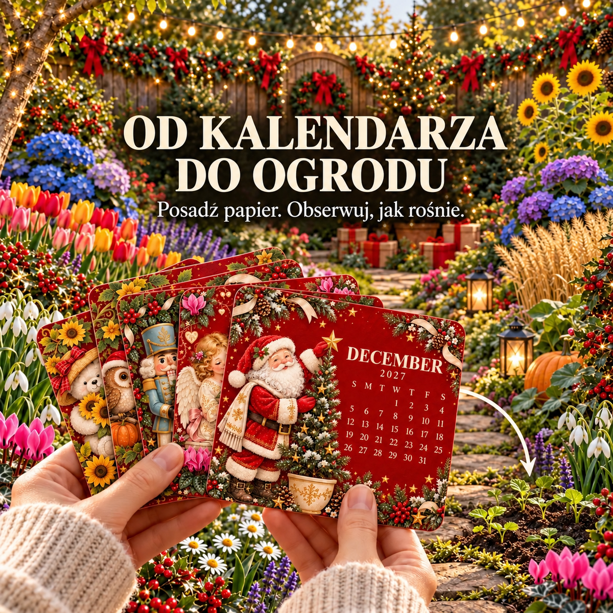 Mała radość co miesiąc. Potem — mały ogród.